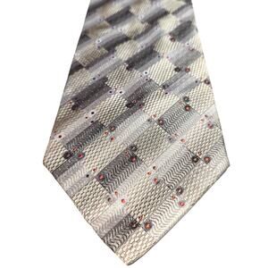 Pavone 100% Silk Luxury Fashion Tie 3 3/4 wide 58 long